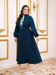 Shein KC92113 Shein Ruha Maxi Elegáns Nyakkendővel (4) 48