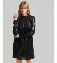 Superdry Fekete Fényes Ruha Mini (36) (552108)