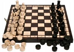 Filipek Midgard Fából Készült Sakktábla 30 cm 2 játék az 1-ben