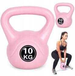 ModernHome Kettlebell kettlebell 10 kg súlyzó edzés labda súlyzó f (CK-10-PK)