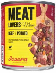 Josera Adult Meat Lovers kutyaeledel konzerv 400g marhahús burgonya