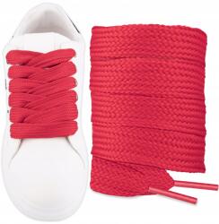 Sulpo Széles, vastag Piros cipőfűző Campus cipőkhöz, 15mm lapos Sulpo 90 cm (Szerokie sznurówki do adidasów trampek )