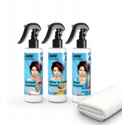 LAAV Autó tisztító és ápoló folyadék szett 4 db-os