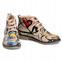  Női fűzős bokacsizma Goby PH217 42 (16017)