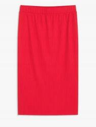 Bonprix csíkos szoknya, méret 36/38, 75% poliészter, 21% viszkóz, 4% elasztán, piros