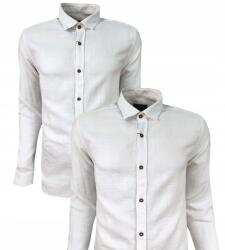 Anagre Fehér elegáns ing, Légáteresztő, felhajtható ujjú, 3XL-es méret