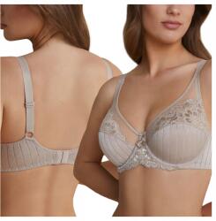 Selene Csipkés Melltartó, Puha, Széles Pántokkal, Nagyon Kényelmes, Bézs, 70F