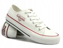 Big Star Női Kiscipő Big Star NN274235 Alacsony Fehér Fűzött Kényelmes (klasyczne NN274235)