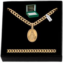 Golden Celebrity Arany Páncéllánc Szűzanya Medál 925 (Naszyjnik srebro srebrny chrzest komunia) - allegro - 46 020 Ft