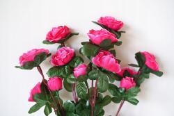  Rózsa Rózsák virágok mesterséges apró virág Mesterséges csokor gallyak nád (kwiatysztuczne)