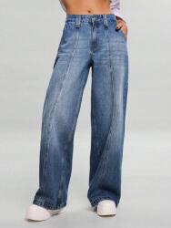 Shein Kék Egyenes Farmernadrág (34) (612244)