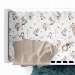 Muminky Kiságyba való lepedő 160x80cm 100% pamut, gumis (45225)