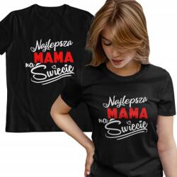 Aradena Női póló nyomtatással A Világ Legjobb Anyukája Anyák Napja M (134 M Najlepsza Mama na Świecie 02)