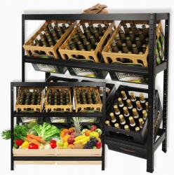 Wamar-Sosenka Fém italos doboz állvány 110cm Polc (RM106_110P100S2_B0K1)