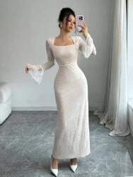 Shein Fehér Csipkés Ruha (s) (613165)