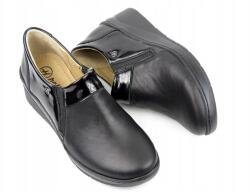 Helios Női Félcipő Helios 348 Fekete Boka Csizma Cipzárral (348)