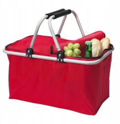  Stanela piros termikus piknikkosár bevásárlókosár