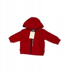 Givenchy kapucnis, cipzáras fiú pulóver, 12 hónapos (KN1/170--8)