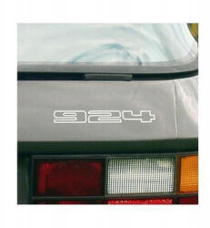 Porsche 924 ezüst színű felirat/matrica a hátsó részre