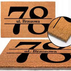 TabPrint Lábtörlő Univerzális Kókuszrost Lábmatrac 40x60 A Te Címed (Kokosowa Wycieraczka 40x60cm Wz) - allegro - 4 935 Ft