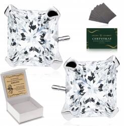 Golden Celebrity Ezüst Fülbevaló Ródiumozott Ezüst 925 Ajándék Unokának Lányának Cirkónia 8MM