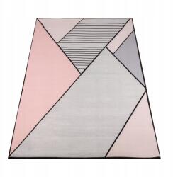 StandHeiz Szőnyeg 300X200 Rózsaszín-szürke Modern Csúszásgátló A Nappaliba (16)