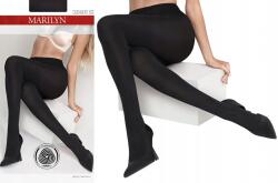 Marilyn Meleg női harisnyanadrág kasmírral Marilyn Cashmere B13 80den Fekete 5/XL (czarne damskie ciepłe rajstopy z kaszmirem)