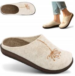 Befado Otthoni Papucs Meleg Befado 38 Kényelmes Női Strandpapucs Filc Bézs (Befado 155D187)