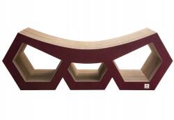 Kapak Drapak Kutyaház Macskának Washpapa Diamond bordó macskakaparó (Washpapa Standard Diamond bordo)