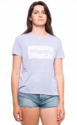 Wrangler Logo póló, lila Drape Tee Xs