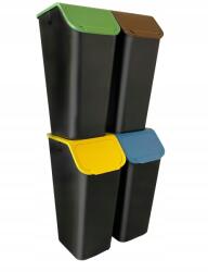 Practic 4 db-os Bini Szelektív Hulladékgyűjtő Kosár Szett 35L Szelektív Hulladékgyűjtő Edények Szűrők (10103435)