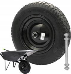 HuW Talicska Kerék Kocsi Talicska Kerék Tengely Csapágyazott Pumpált Universal (kółko do taczek)