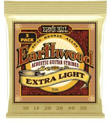 Ernie ball Eb 3006 Akusztikus gitár húrkészlet 3 darabos csomag (3006)