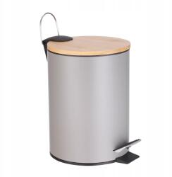Altom Design Fürdőszobai szemetes kosár pedállal és bambusz fedéllel Altom Design szürke (03040035)