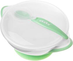 Akuku Tálka Kanállal És Tapadókoronggal Akuku 300ML (5907644005048)