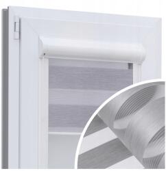 Voppi Nappal és Éjszakai Roló Kazettában, Oldalvezetővel 44x150 cm Szürke Rolók Méretre (Voppi)