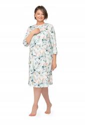 Martel fehér Pamut női hálóing hosszú ujjú méret XL