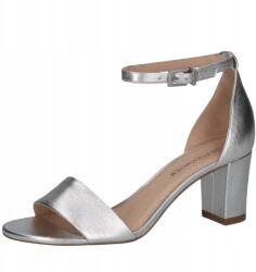 Peter Kaiser ezüst színű, elegáns, vastag sarkú szandál [78340-44-941] méret41 (78340-44-941)
