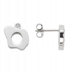 Energetix Mágneses Fülbevaló Swarovski Kristállyal, Sebészeti Acél, Stiftes (3768)