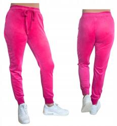  Női Rózsaszín Magenta Velúr Tréningnadrág M/42-es Méret