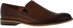 Agda Férfi bőr mokaszin perforációval elegáns félcipő Agda 968 MÉRET44 (968 )