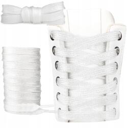 Sulpo Csillogó fehér cipőfűző - stílusos akcentus és tartósság egyben, 150 cm (SN_2104_150)