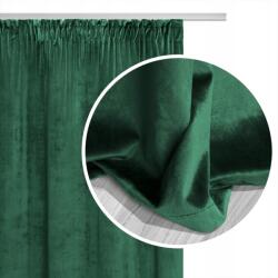 Prestiqua Nappali Függöny Szalagra Kész Békáknak Zöld 140x215 Velúr (velvet5)