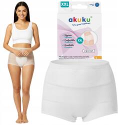 Akuku Szülés utáni bugyi Akuku többször használatos, kényelmes hálós XXL, 125 cm-ig, 2 db-os csomag (A0236)