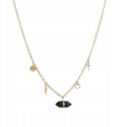 Ttm Xuping Nyaklánc Nemesacélból, 14K Arannyal Futatva, Hegyi Kristállyal (c22)