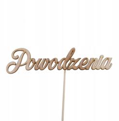 Klepkomania topper torta felirat Sok Sikert (BSTP560)