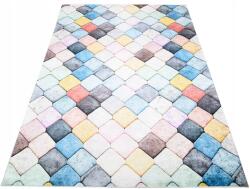 KupDywan Tosca Szőnyeg 200x300 Modern Divatos Színes w36 (DYWAN ANTYPOŚLIZGOWY DIGITAL PASTELOWY)