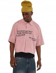 Shein Férfi Rövid Ujjú Ing __xs