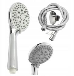  Zuhany Szett Fej, Tömlő, Tartó, 5 Funkciós, Anticalc Fúvókák (SU B-63)