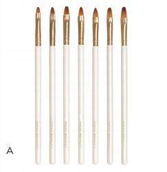 ManyBeauty Ecsetkészlet gél/akrilgél felviteléhez, 7 darabos (zestaw 7 sztuk)